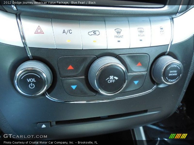 Blue Pearl / Black 2012 Dodge Journey American Value Package