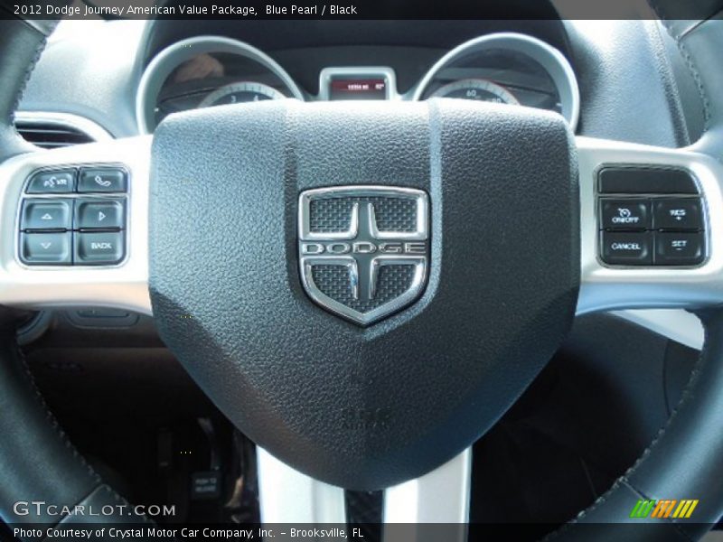 Blue Pearl / Black 2012 Dodge Journey American Value Package