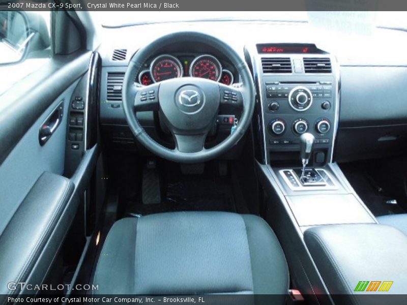 Crystal White Pearl Mica / Black 2007 Mazda CX-9 Sport