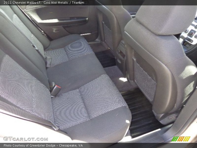 Gold Mist Metallic / Titanium 2011 Chevrolet Malibu LT