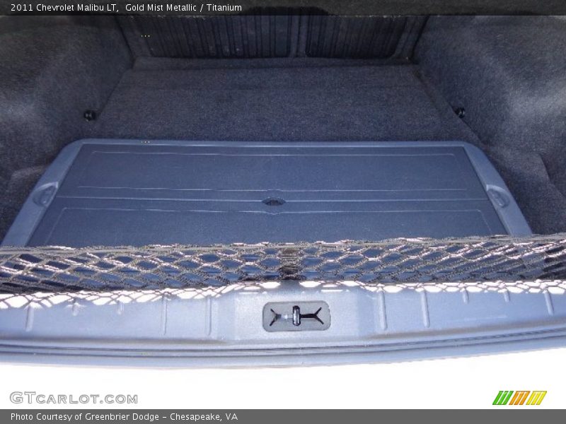 Gold Mist Metallic / Titanium 2011 Chevrolet Malibu LT