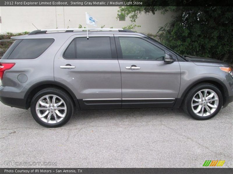 Sterling Gray Metallic / Medium Light Stone 2012 Ford Explorer Limited EcoBoost