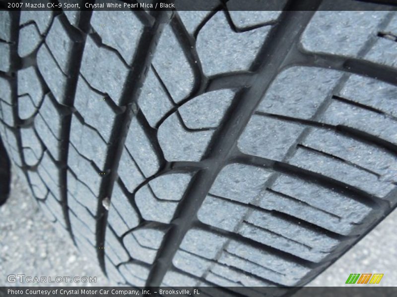 Crystal White Pearl Mica / Black 2007 Mazda CX-9 Sport