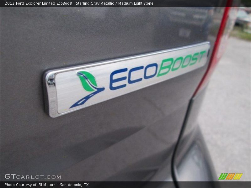Sterling Gray Metallic / Medium Light Stone 2012 Ford Explorer Limited EcoBoost