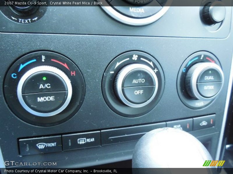 Crystal White Pearl Mica / Black 2007 Mazda CX-9 Sport