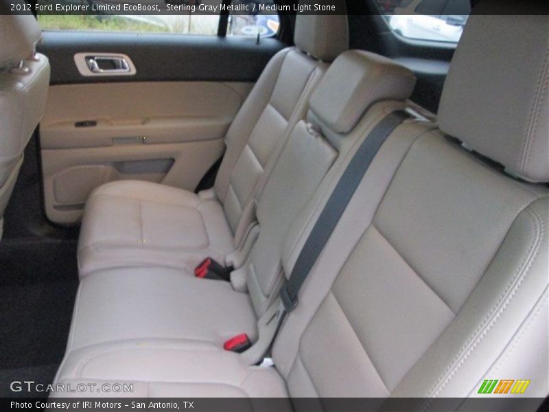 Sterling Gray Metallic / Medium Light Stone 2012 Ford Explorer Limited EcoBoost