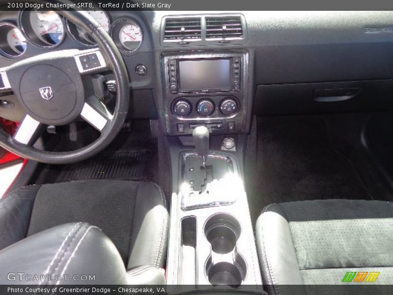 TorRed / Dark Slate Gray 2010 Dodge Challenger SRT8