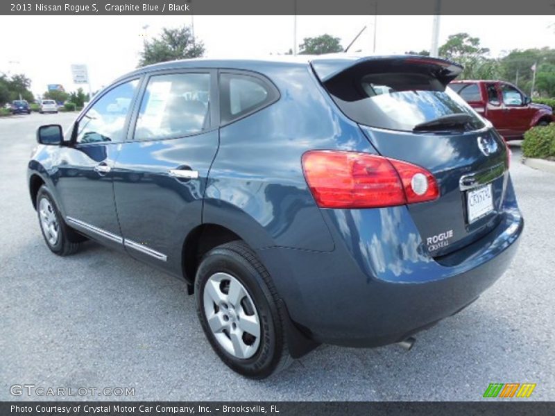 Graphite Blue / Black 2013 Nissan Rogue S