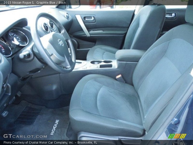 Graphite Blue / Black 2013 Nissan Rogue S