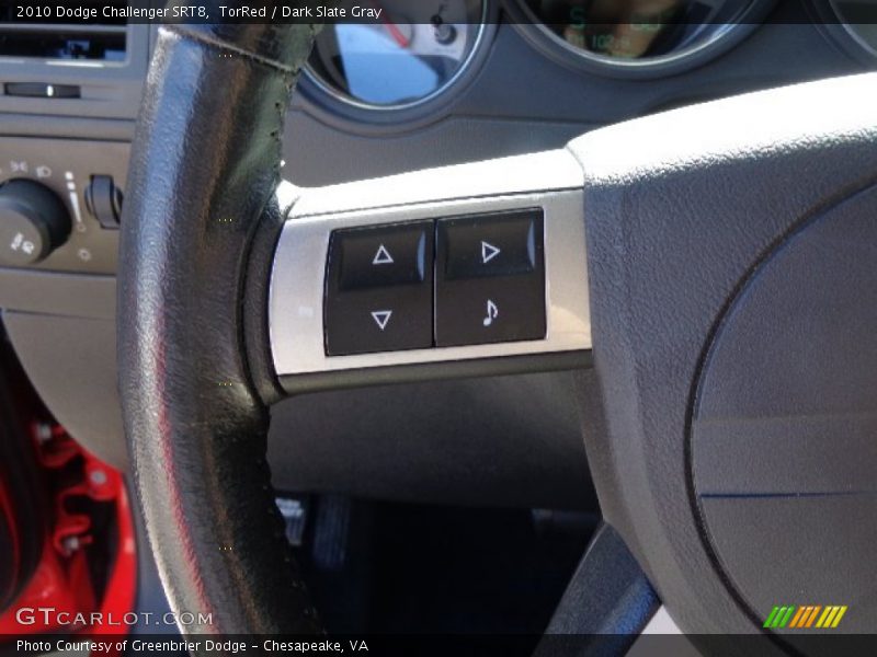 TorRed / Dark Slate Gray 2010 Dodge Challenger SRT8