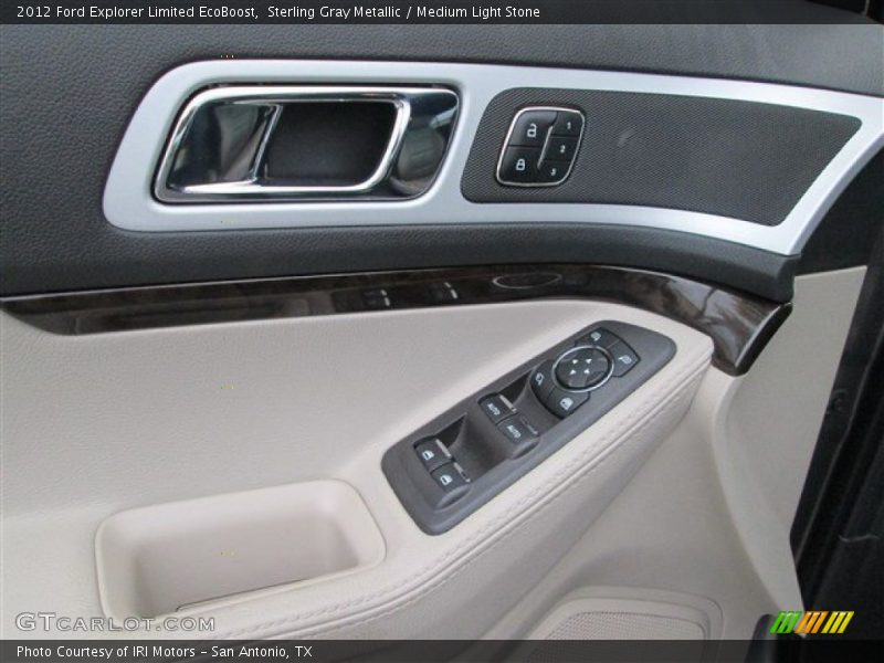 Sterling Gray Metallic / Medium Light Stone 2012 Ford Explorer Limited EcoBoost