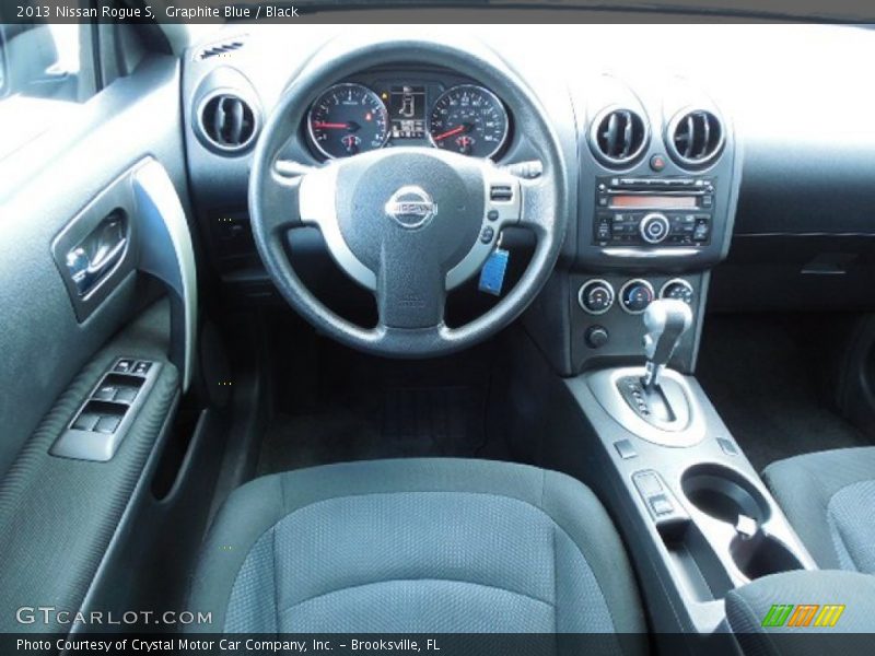 Graphite Blue / Black 2013 Nissan Rogue S