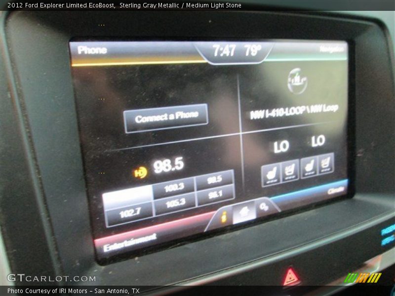 Sterling Gray Metallic / Medium Light Stone 2012 Ford Explorer Limited EcoBoost