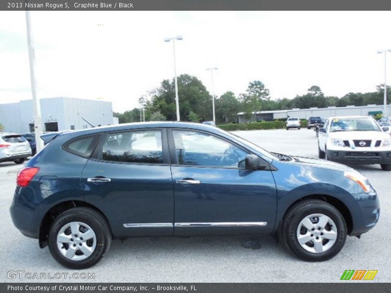 Graphite Blue / Black 2013 Nissan Rogue S