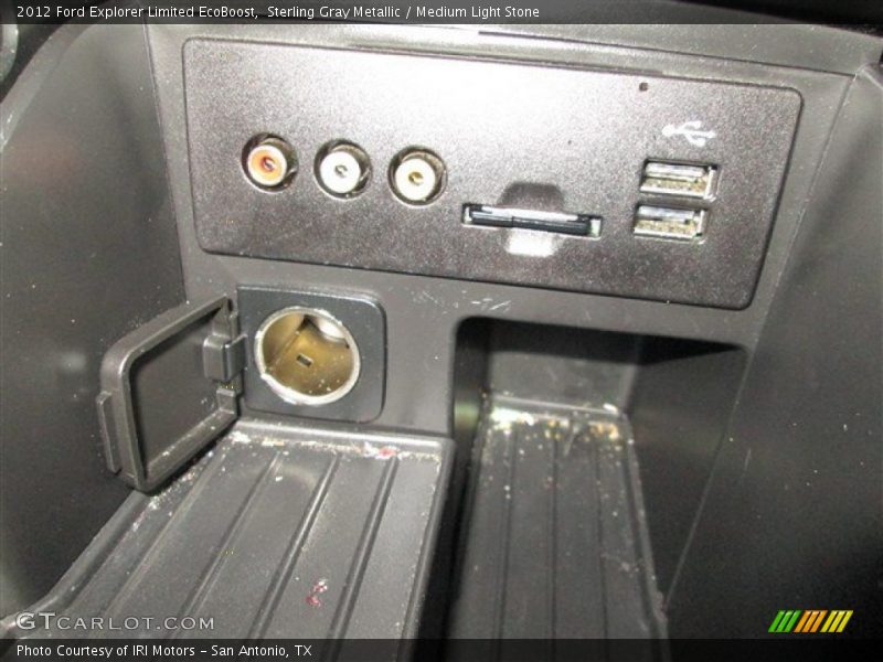 Sterling Gray Metallic / Medium Light Stone 2012 Ford Explorer Limited EcoBoost