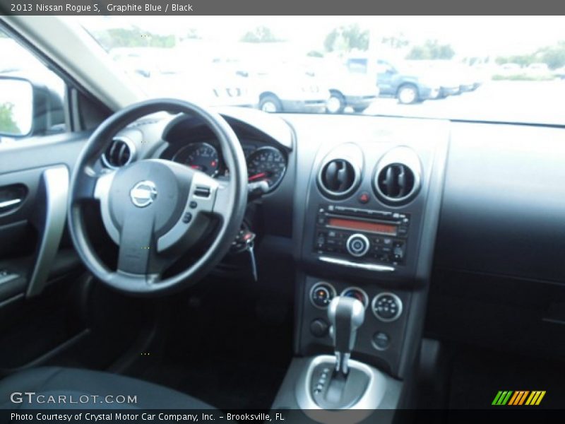Graphite Blue / Black 2013 Nissan Rogue S