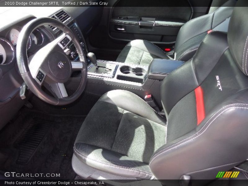 TorRed / Dark Slate Gray 2010 Dodge Challenger SRT8