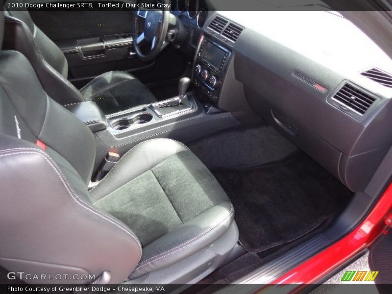 TorRed / Dark Slate Gray 2010 Dodge Challenger SRT8