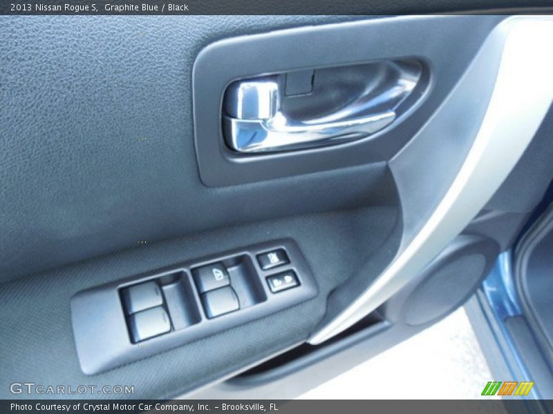 Graphite Blue / Black 2013 Nissan Rogue S