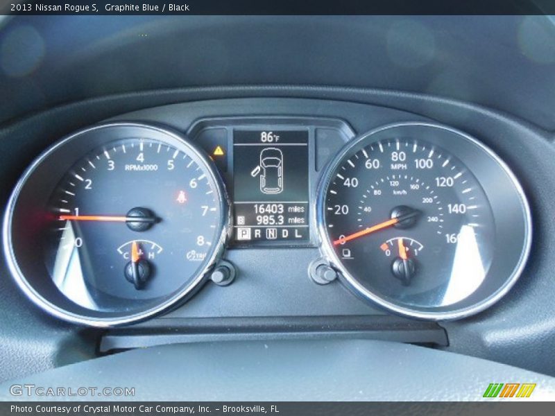 Graphite Blue / Black 2013 Nissan Rogue S