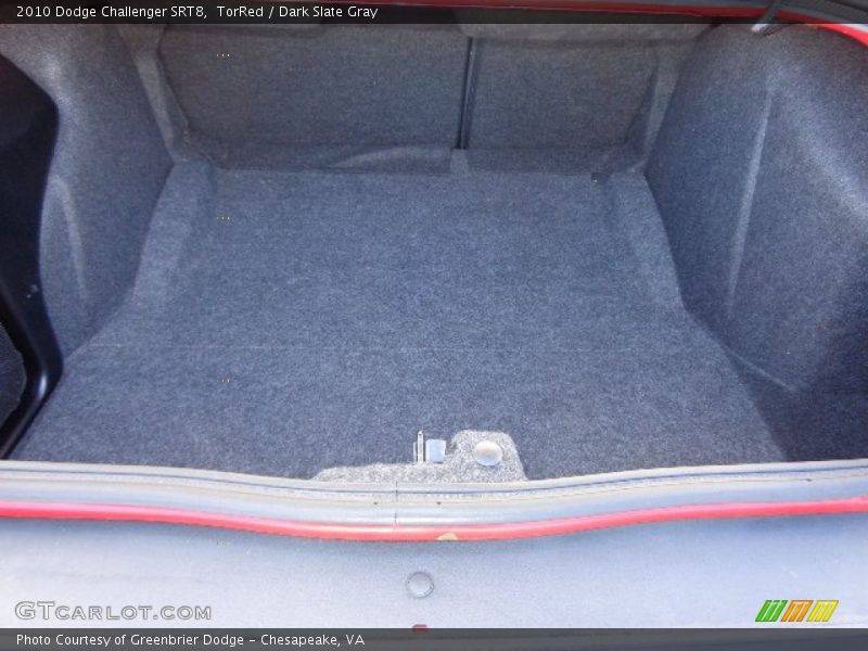 TorRed / Dark Slate Gray 2010 Dodge Challenger SRT8