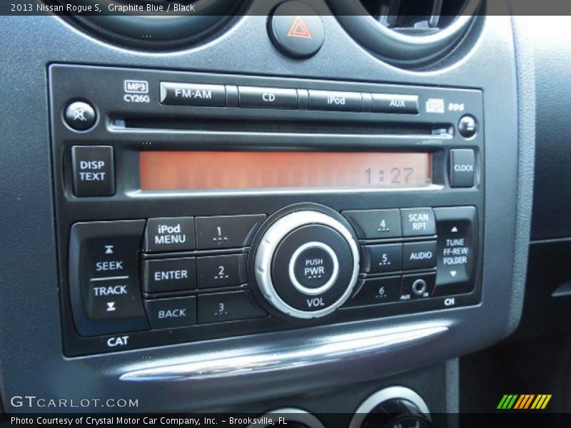 Graphite Blue / Black 2013 Nissan Rogue S