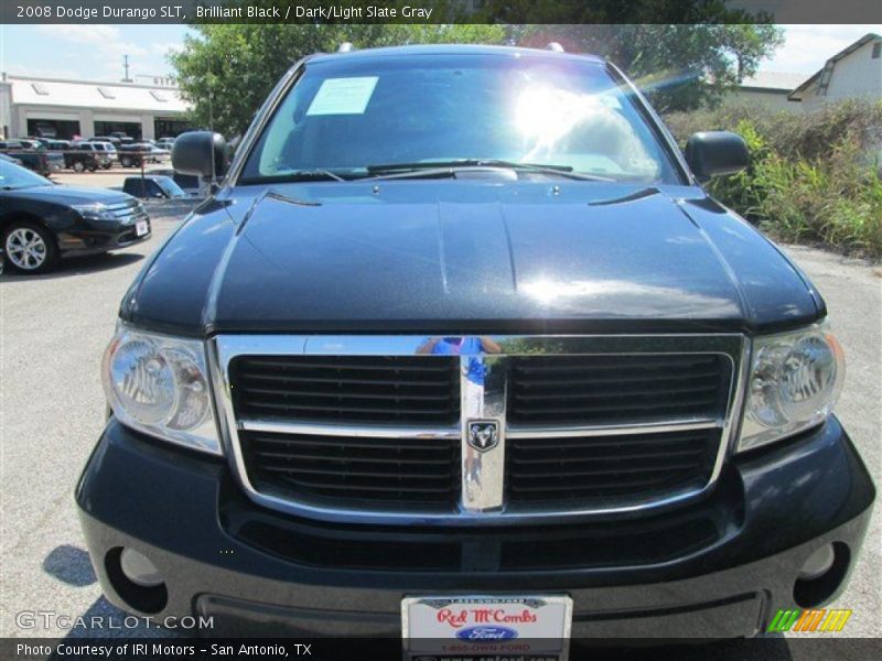 Brilliant Black / Dark/Light Slate Gray 2008 Dodge Durango SLT