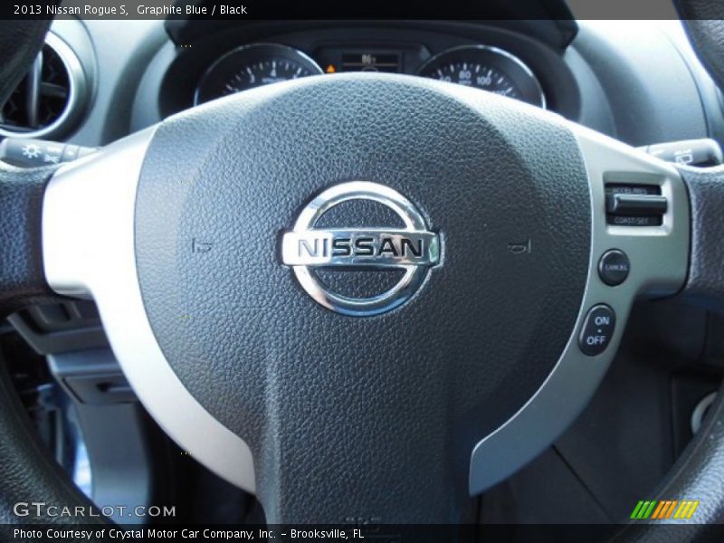 Graphite Blue / Black 2013 Nissan Rogue S