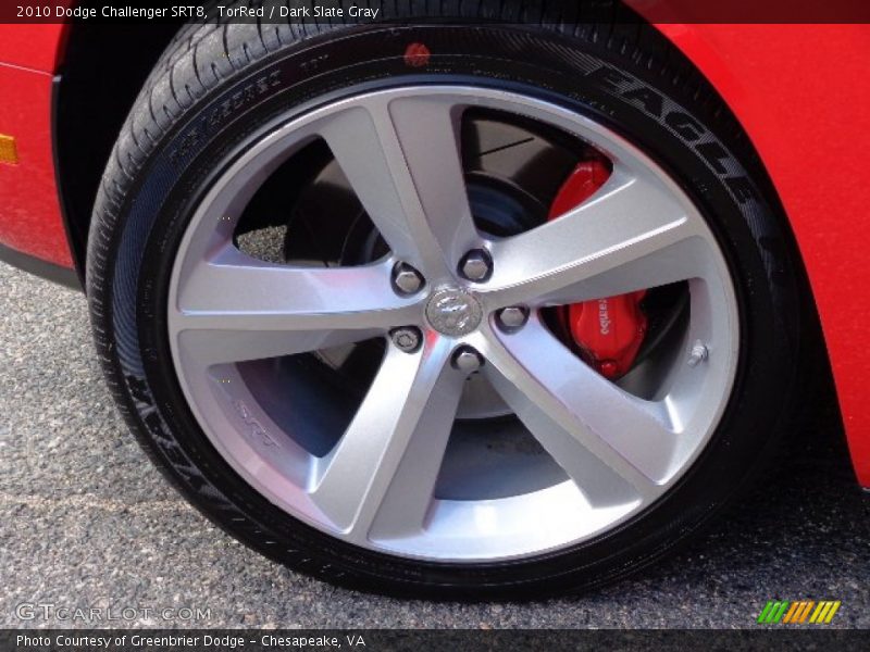 TorRed / Dark Slate Gray 2010 Dodge Challenger SRT8