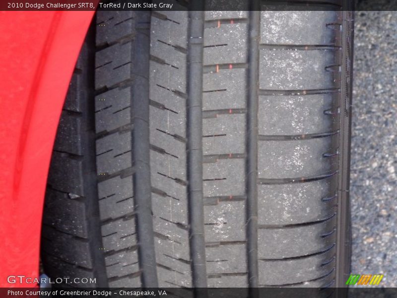 TorRed / Dark Slate Gray 2010 Dodge Challenger SRT8