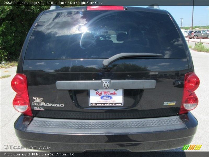 Brilliant Black / Dark/Light Slate Gray 2008 Dodge Durango SLT