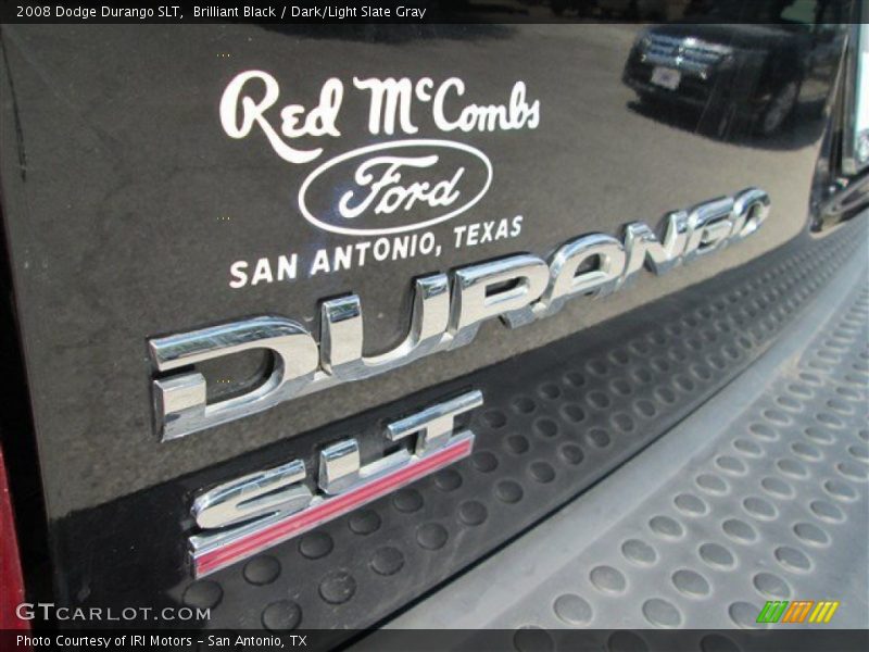 Brilliant Black / Dark/Light Slate Gray 2008 Dodge Durango SLT
