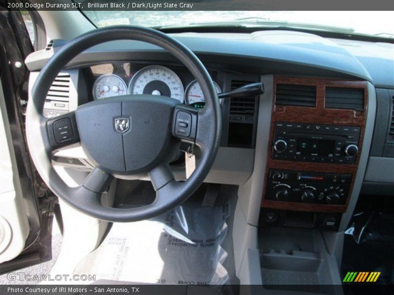 Brilliant Black / Dark/Light Slate Gray 2008 Dodge Durango SLT