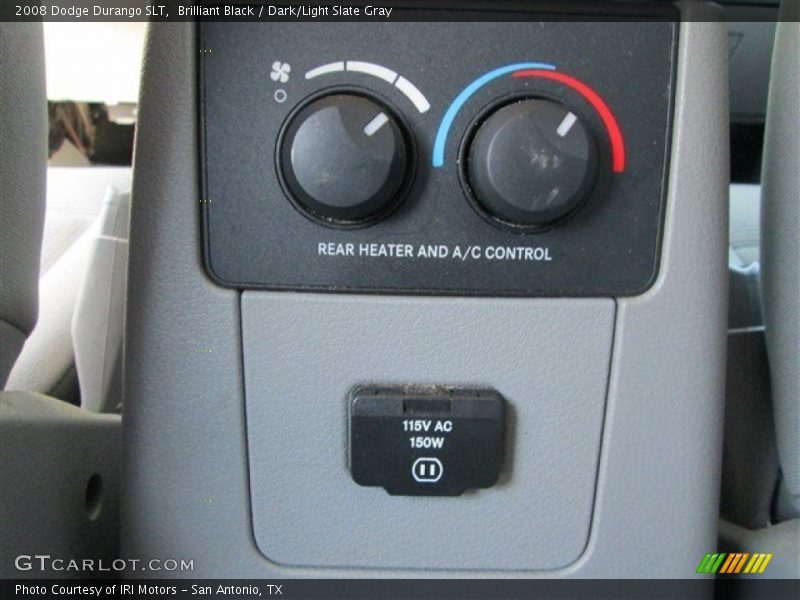 Brilliant Black / Dark/Light Slate Gray 2008 Dodge Durango SLT