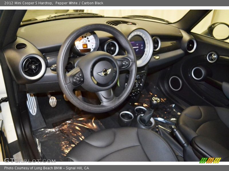 Pepper White / Carbon Black 2012 Mini Cooper S Hardtop