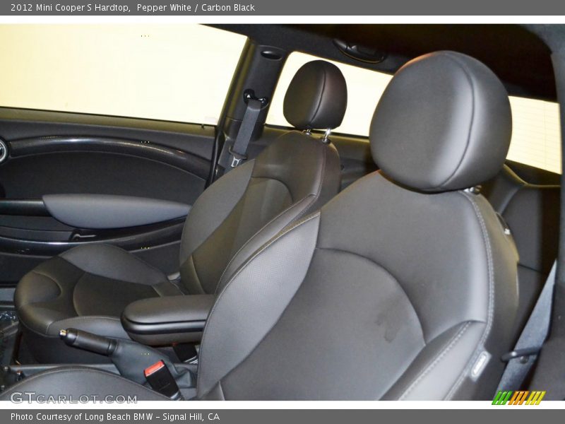 Pepper White / Carbon Black 2012 Mini Cooper S Hardtop