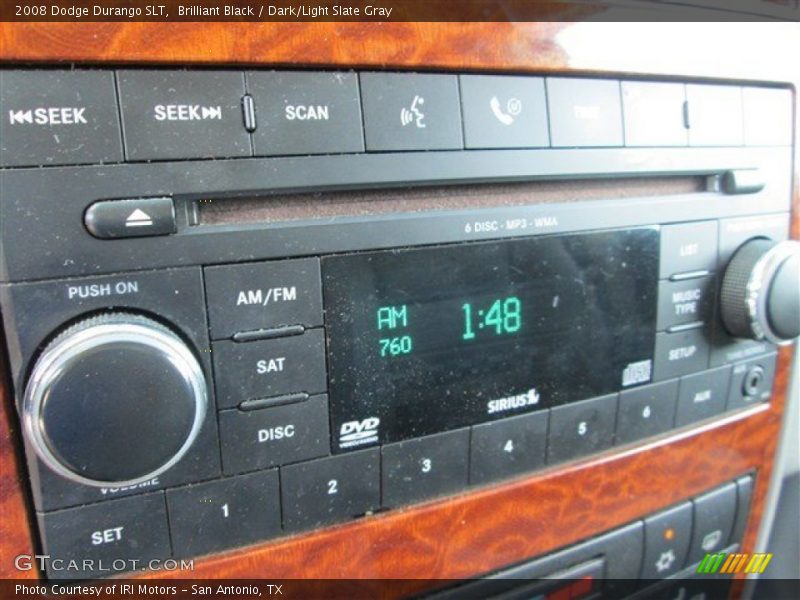 Brilliant Black / Dark/Light Slate Gray 2008 Dodge Durango SLT