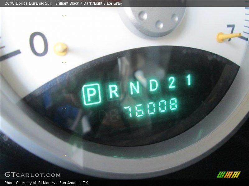 Brilliant Black / Dark/Light Slate Gray 2008 Dodge Durango SLT
