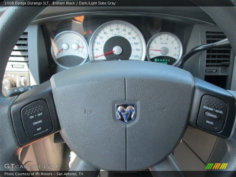 Brilliant Black / Dark/Light Slate Gray 2008 Dodge Durango SLT