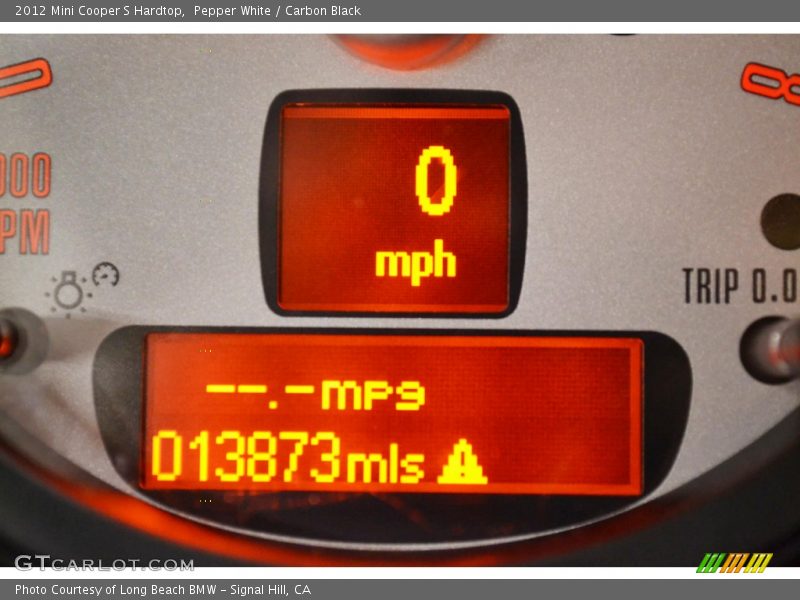 Pepper White / Carbon Black 2012 Mini Cooper S Hardtop