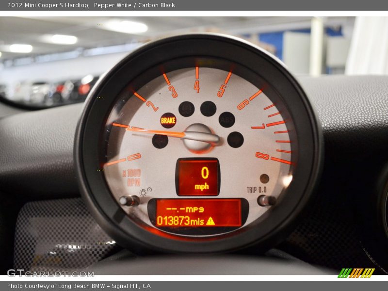 Pepper White / Carbon Black 2012 Mini Cooper S Hardtop