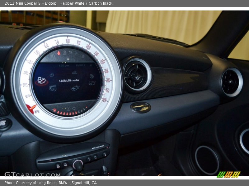Pepper White / Carbon Black 2012 Mini Cooper S Hardtop