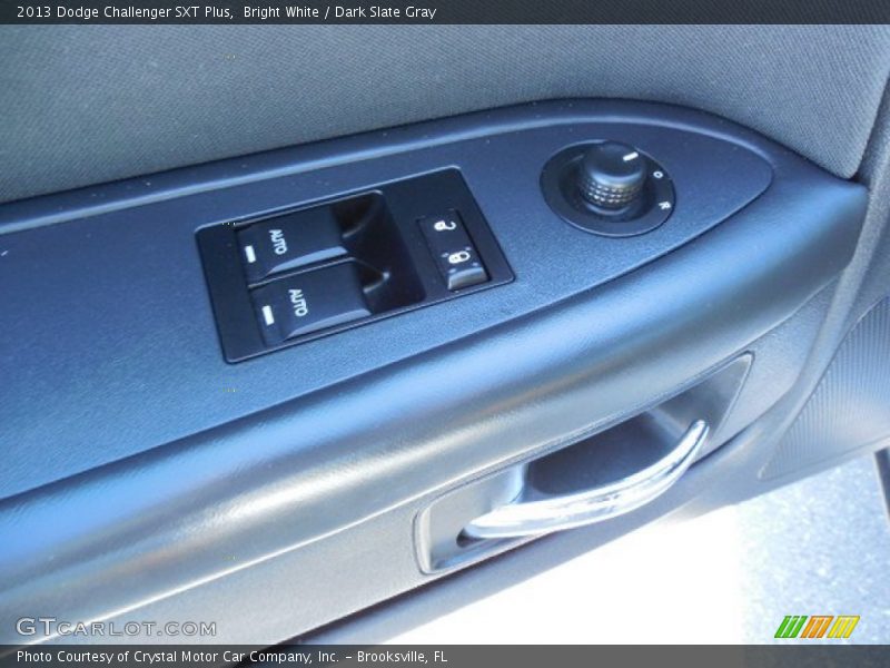Bright White / Dark Slate Gray 2013 Dodge Challenger SXT Plus