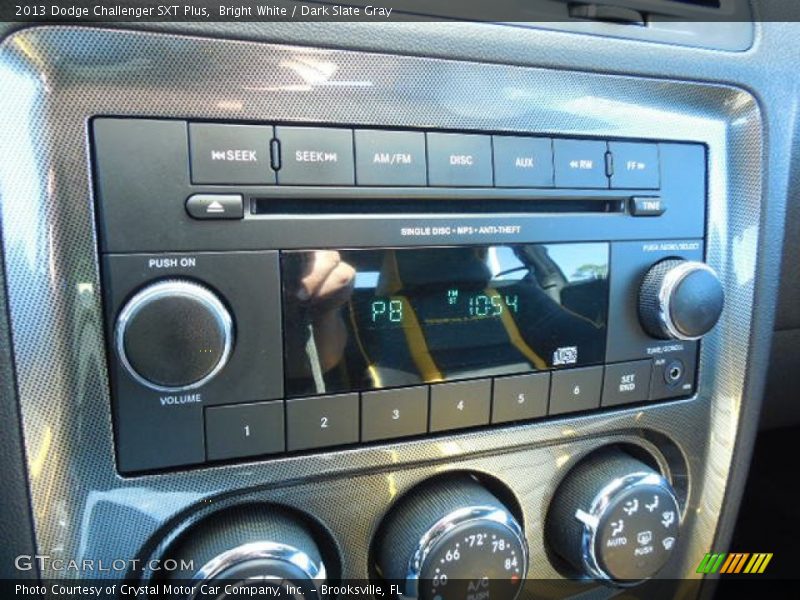 Bright White / Dark Slate Gray 2013 Dodge Challenger SXT Plus