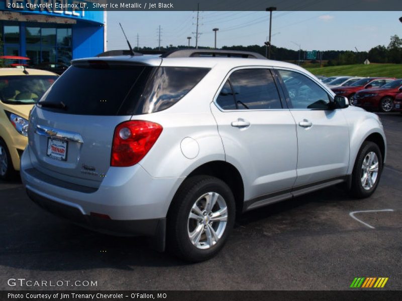 Silver Ice Metallic / Jet Black 2011 Chevrolet Equinox LT
