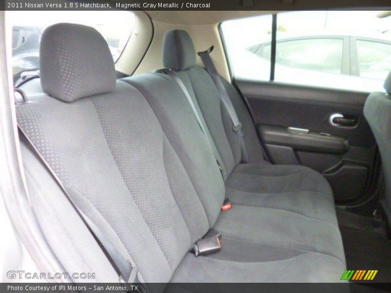 Magnetic Gray Metallic / Charcoal 2011 Nissan Versa 1.8 S Hatchback