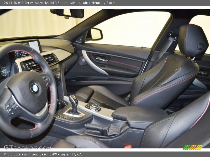 Mineral White Metallic / Black 2013 BMW 3 Series ActiveHybrid 3 Sedan