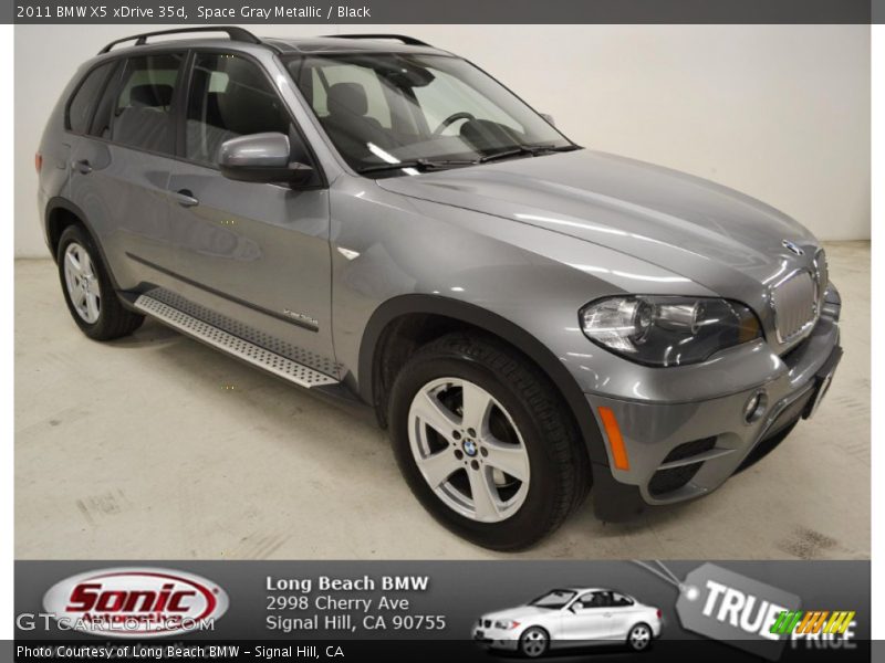 Space Gray Metallic / Black 2011 BMW X5 xDrive 35d