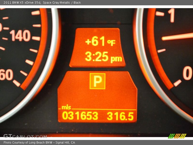 Space Gray Metallic / Black 2011 BMW X5 xDrive 35d