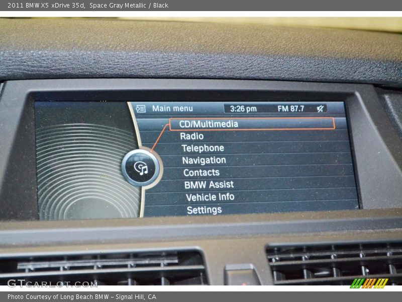 Space Gray Metallic / Black 2011 BMW X5 xDrive 35d